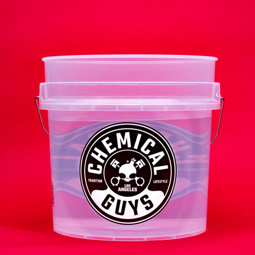 Chemical Guys ACC106 - Heavy Duty Ultra Clear Detailing Bucket (4.5 Gal)