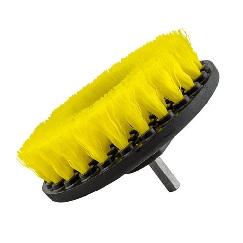 Chemical Guys ACC_201_BRUSH_MD - Carpet Brush w/ Drill Attachment, Medium Duty, Yellow Chemical Guys ACC_201_BRUSH_MD - Carpet Brush w/ Drill Attachment, Medium Duty, Yellow