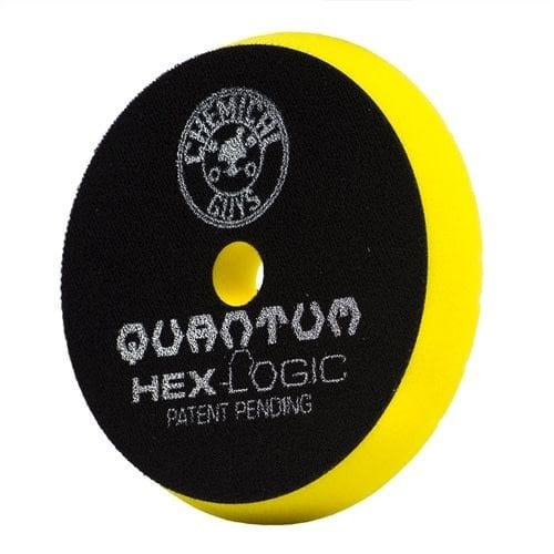 Chemical Guys BUFX111HEX5 Hex-Logic Quantum Heavy Cutting Pad Yellow 5.5