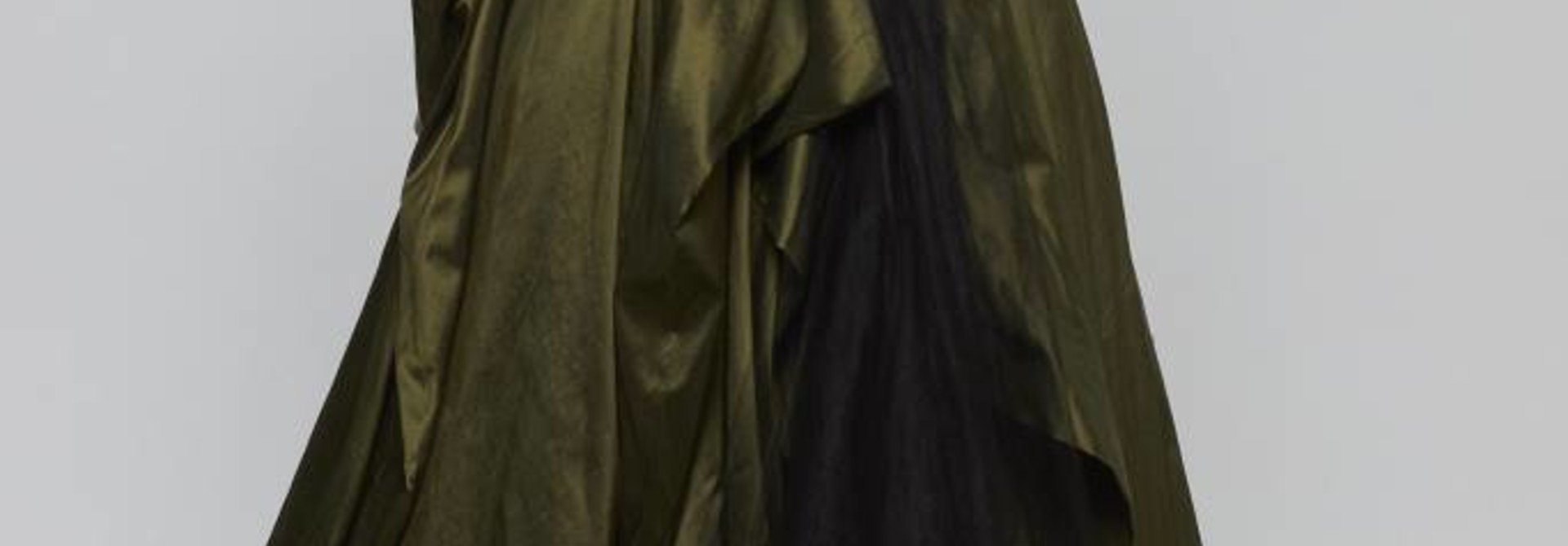 Strapless Silk Taffeta Evening Gown