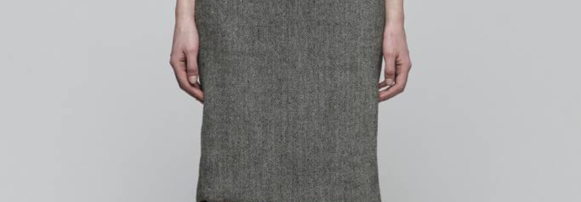 Faux Belt Strapless Dress