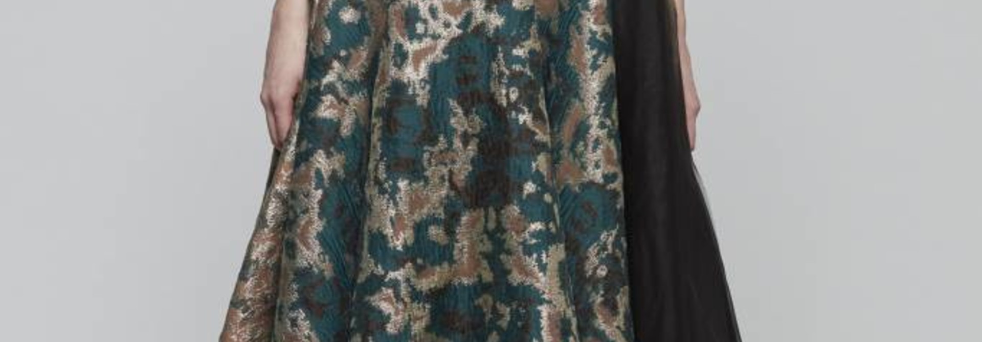 Brocade Strapless Dress