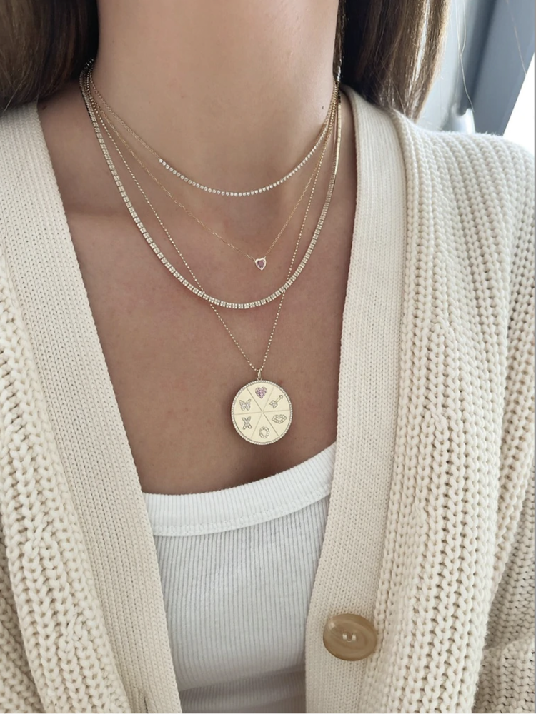 EF Collection 14K Diamond Necklace