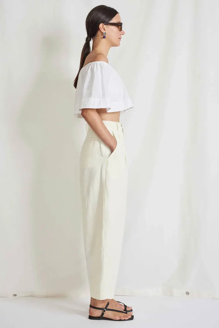 Apiece Apart Bari Crop Trouser