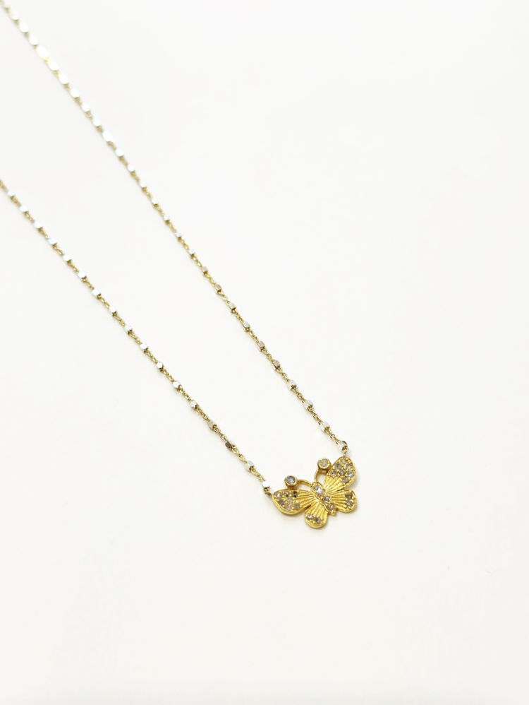 Paula Rosen Mini Butterfly Necklace
