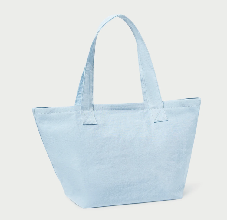 Loeffler Randall Ellis Nylon Packable Tote- Light Blue