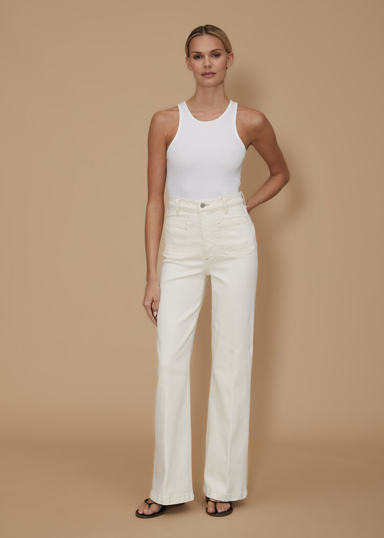 Le Jean Virginia Wideleg Ankle