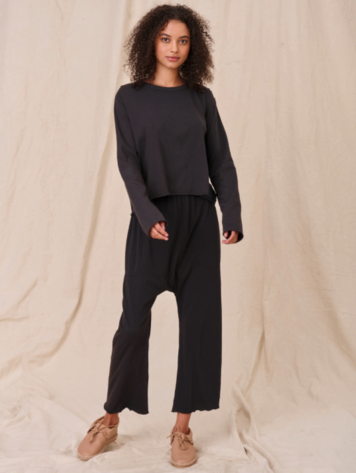 The Great The Long Sleeve Crop Tee