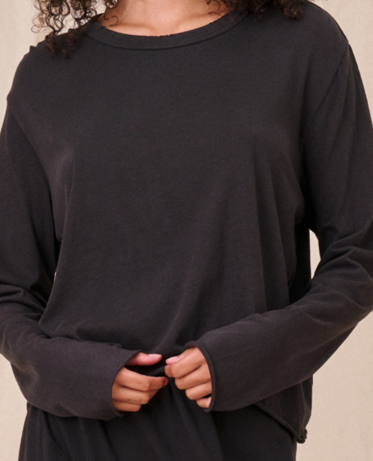 The Great The Long Sleeve Crop Tee