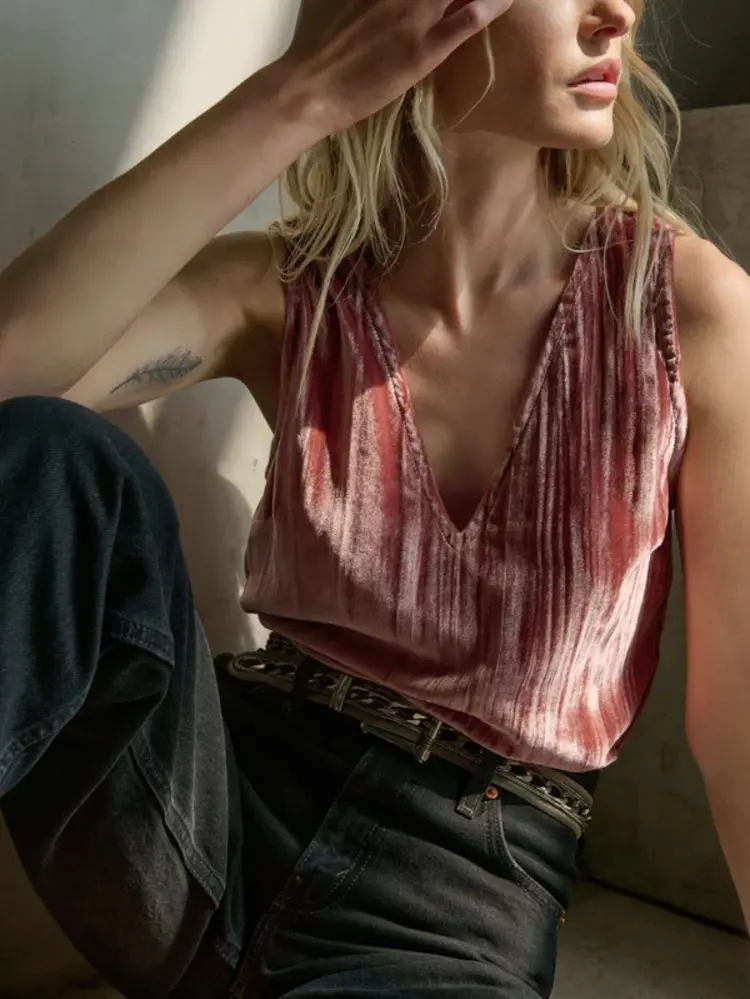 Nation Ave V Neck Tank