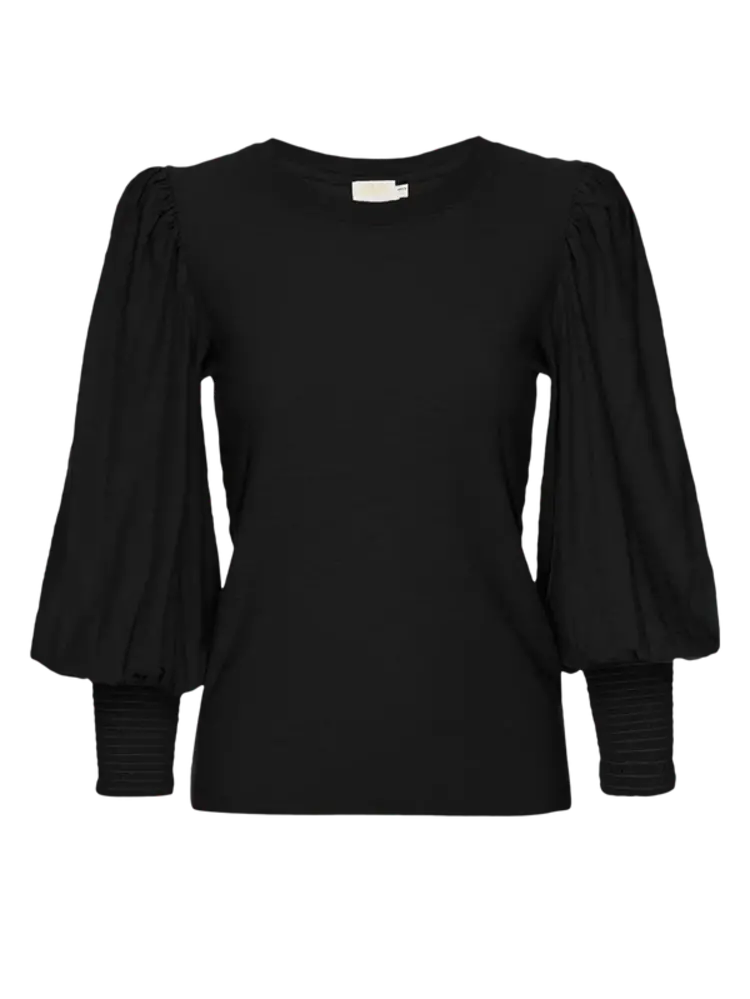 Nation Loren Smocked Peasant Tee