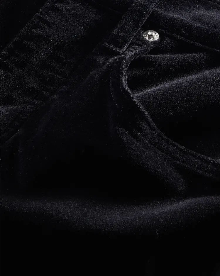 Veronica Beard Beverly Velvet Skinny Flare