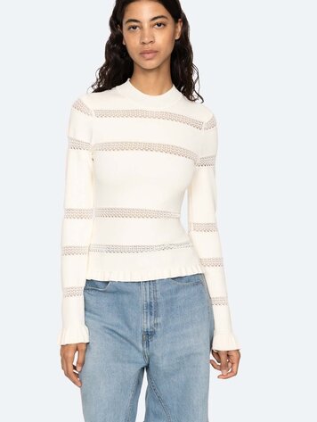 Sea NY Devon Knit L/SLV Top