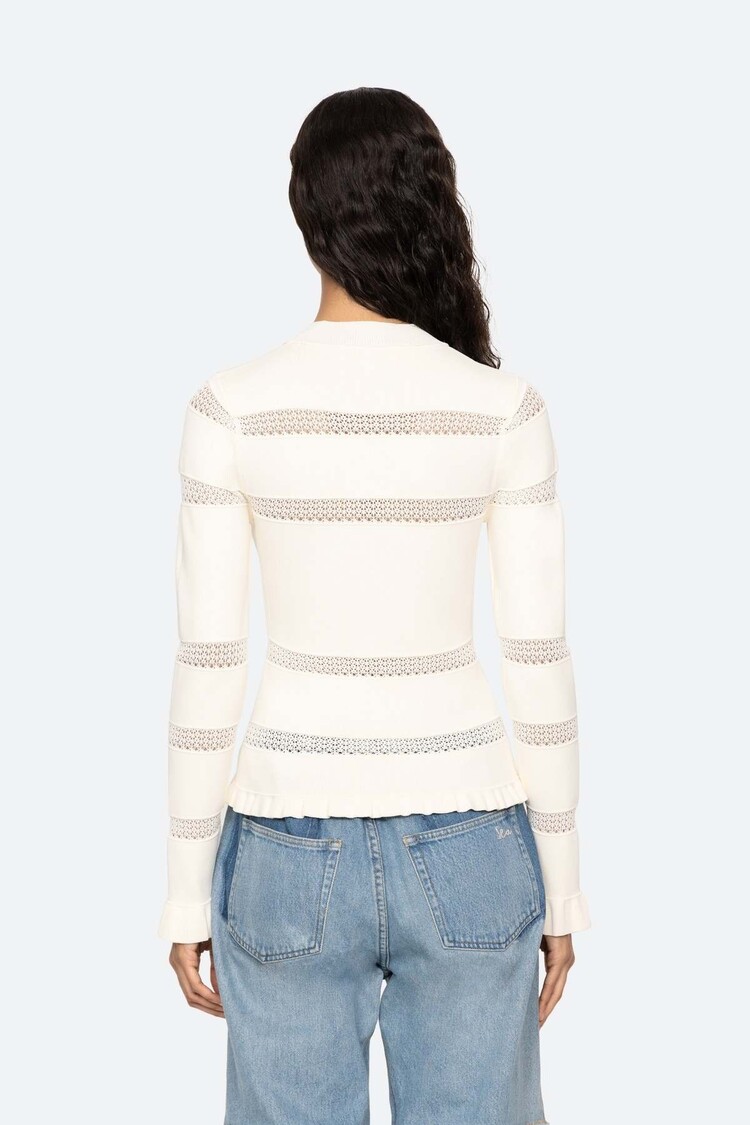 Sea NY Devon Knit L/SLV Top