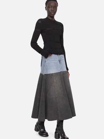 Sea NY Devon Knit L/SLV Top