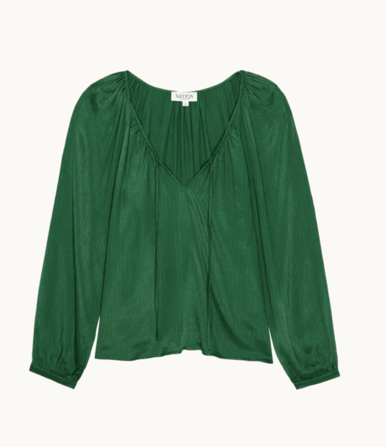 Nation Ellie Tie Front Top