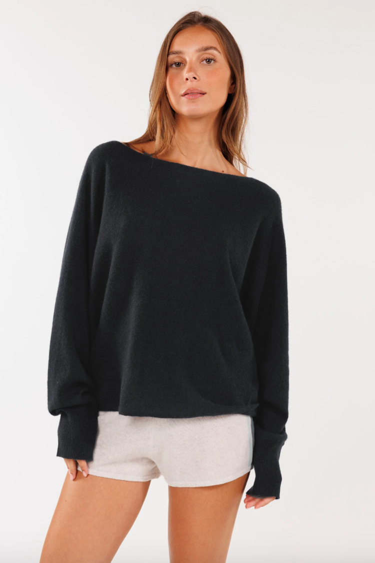 Crush Cashmere Yangon Boat Neck