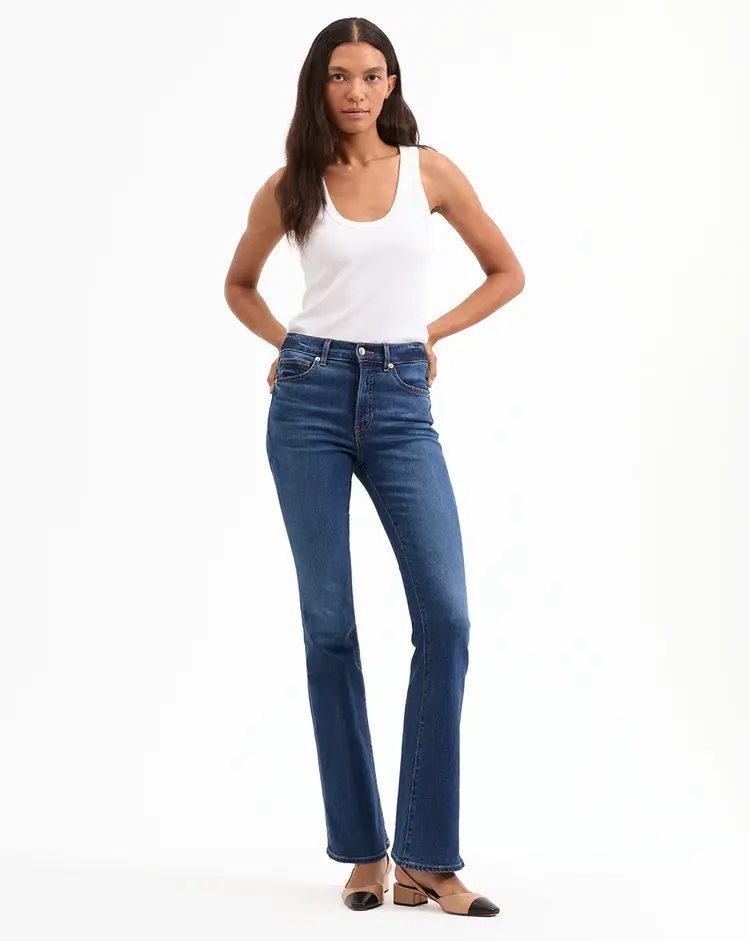 Veronica Beard Beverly High Rise Skinny Flare