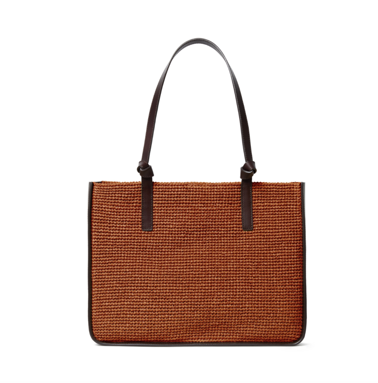 Loeffler Randall Turned Out Tote- Espresso Chestnut