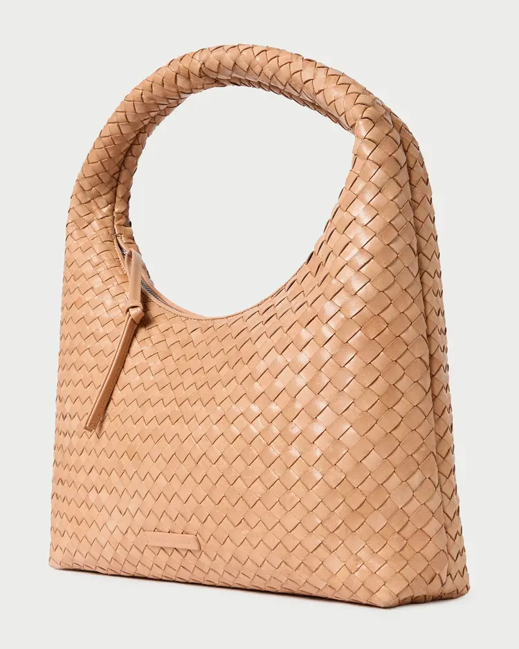 Loeffler Randall Willow Woven Hobo-Desert Sand