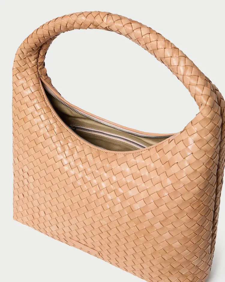 Loeffler Randall Willow Woven Hobo-Desert Sand