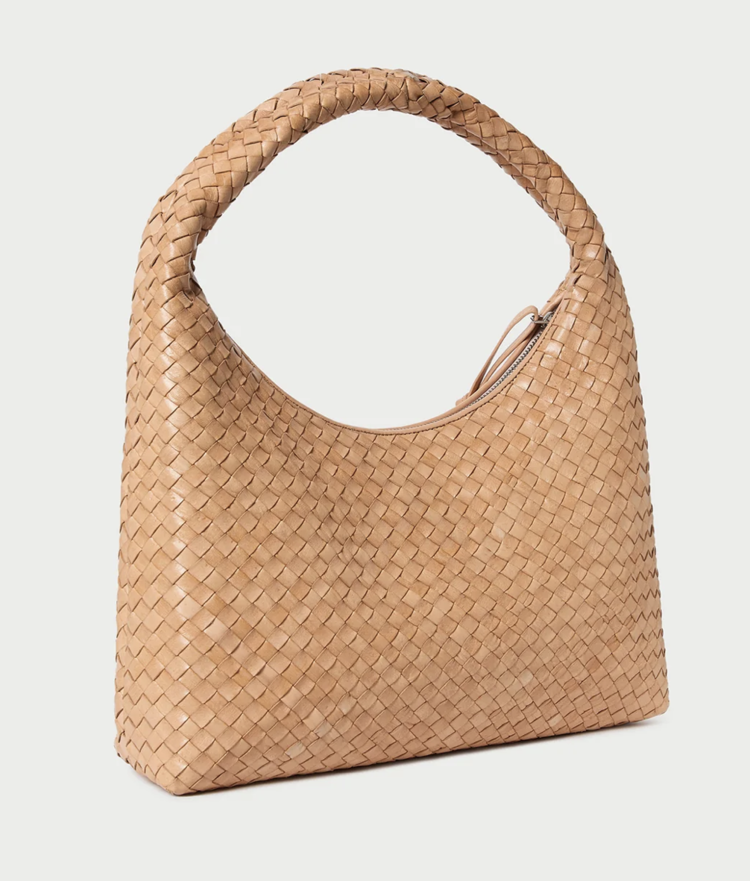 Loeffler Randall Willow Woven Hobo-Desert Sand