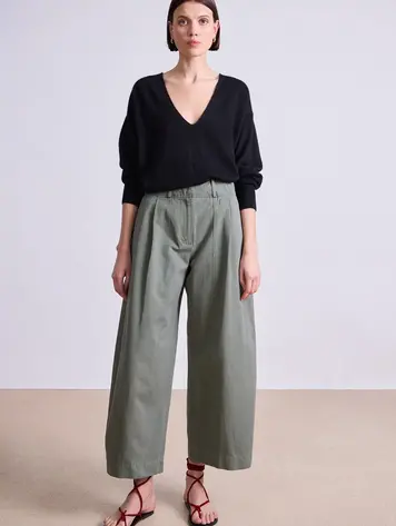 Apiece Apart Cropped Cybil Trouser