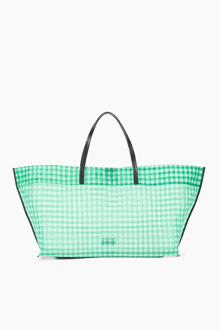 Staud Christos Large Mesh Tote- Jade