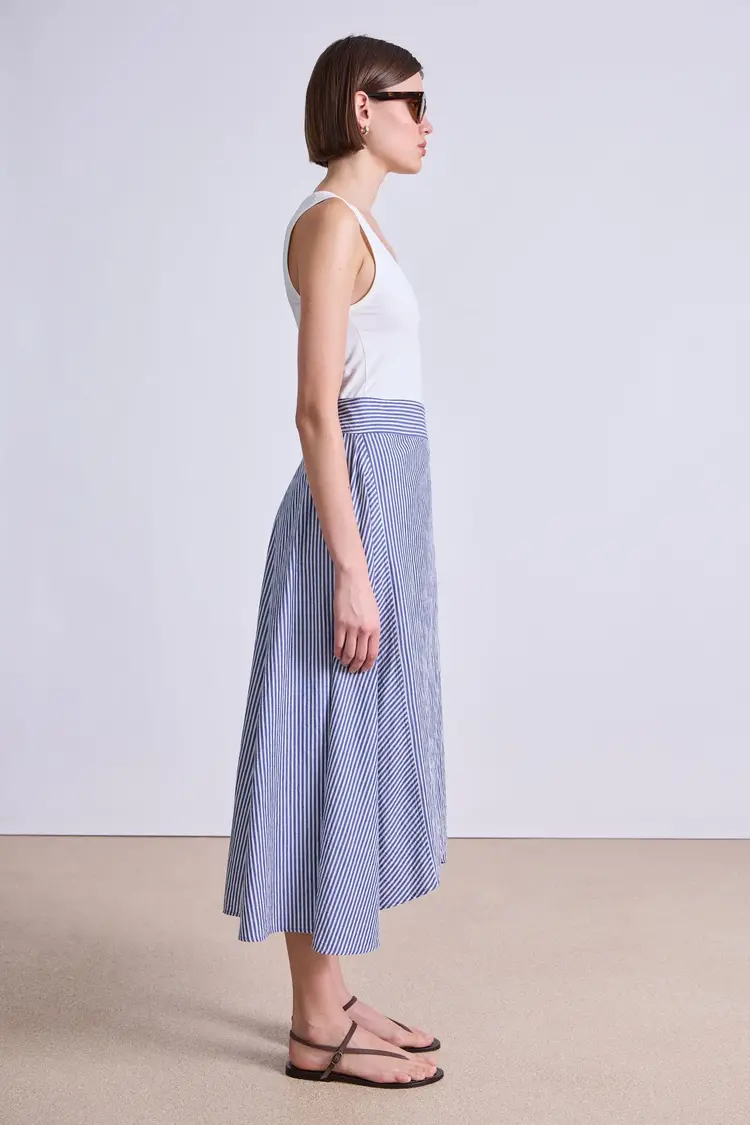 Apiece Apart Marsala Asymmetrical Skirt