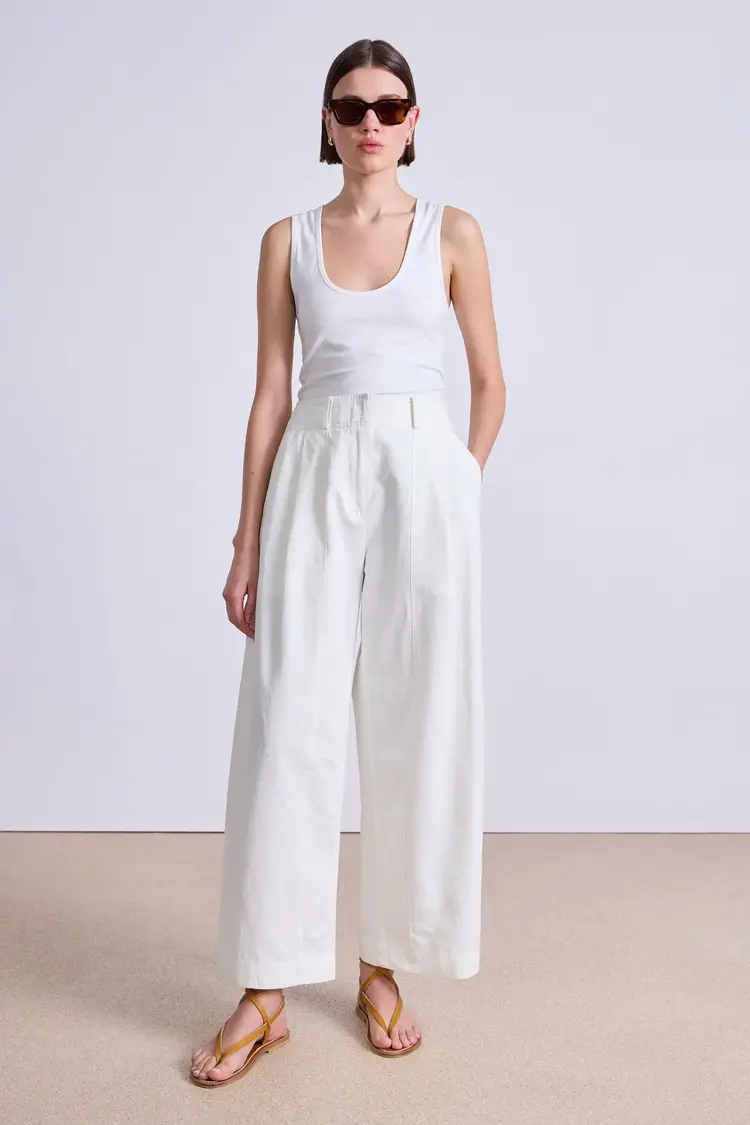 Apiece Apart Cropped Cybil Trouser