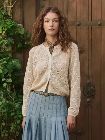 The Great The Crochet Cardigan