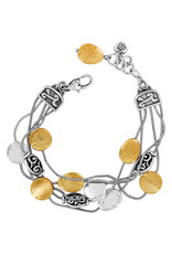 Brighton Brighton J37011 Silver & Gold Mediterranean Bracelet