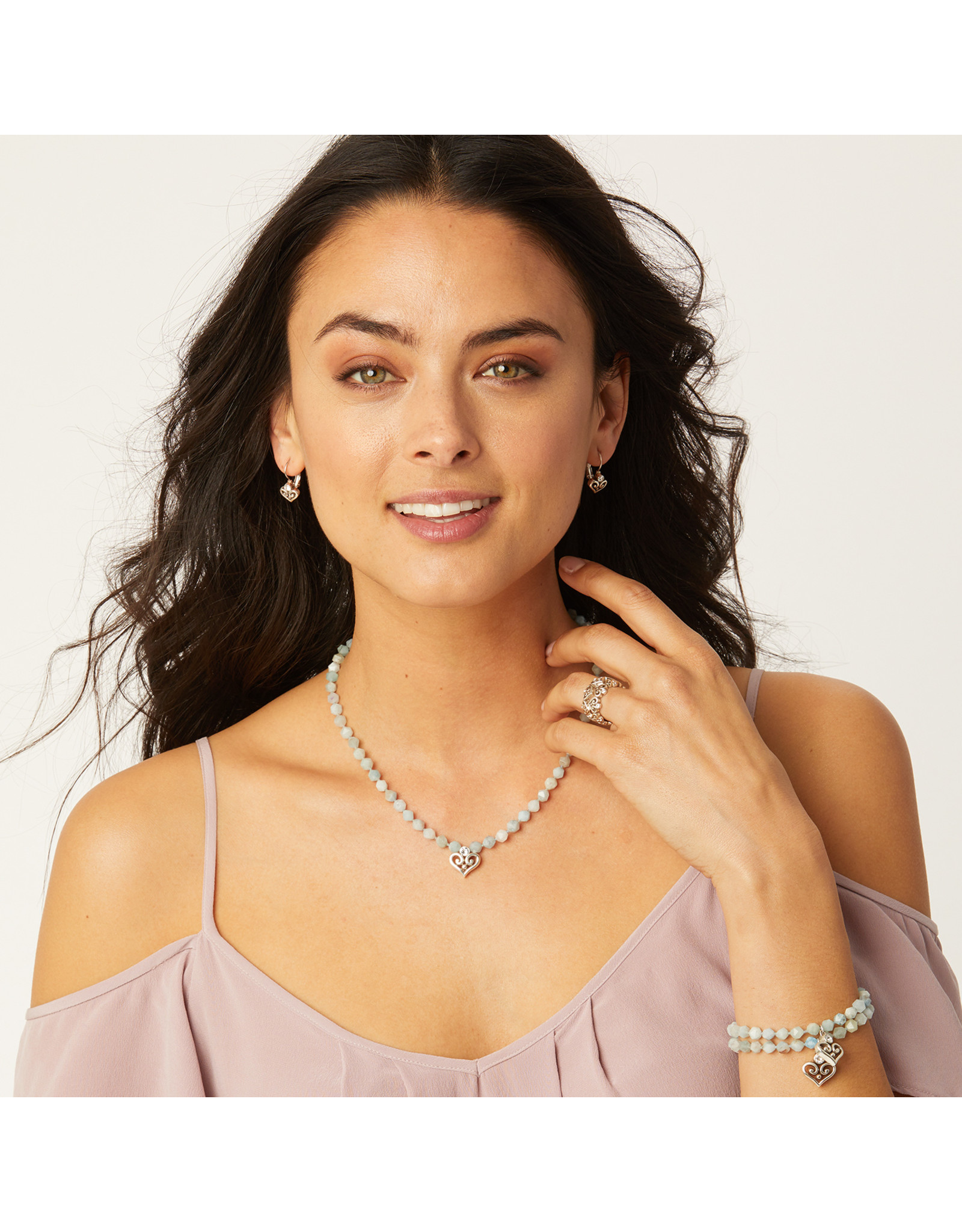 Brighton Brighton JE6112 Alcazar Heart Leverback Earring