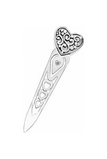 Brighton Brighton G90990 Sil Contempo Heart Bookmark