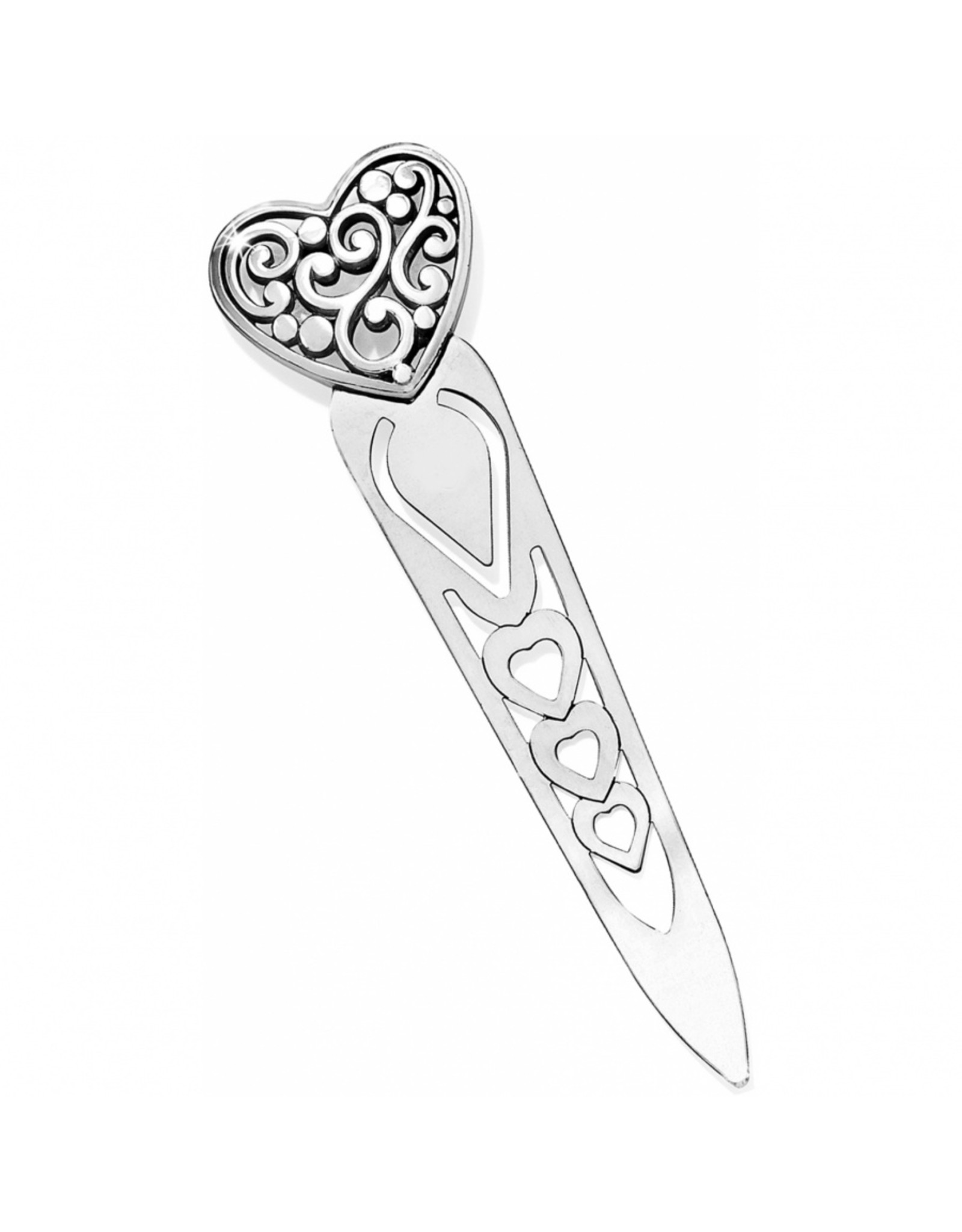 Brighton Brighton G90990 Sil Contempo Heart Bookmark