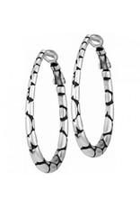 Brighton Brighton JE0350 Pebble Oval Hoop Earring