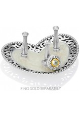 Brighton Brighton G81140 Sil/Enml Lacie Daisy 3 Ring Holder