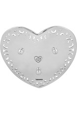 Brighton Brighton G81140 Sil/Enml Lacie Daisy 3 Ring Holder