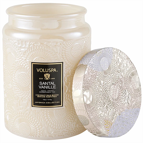 Voluspa Voluspa 723 Large Glass Jar Candle The Mercantile at Springdale