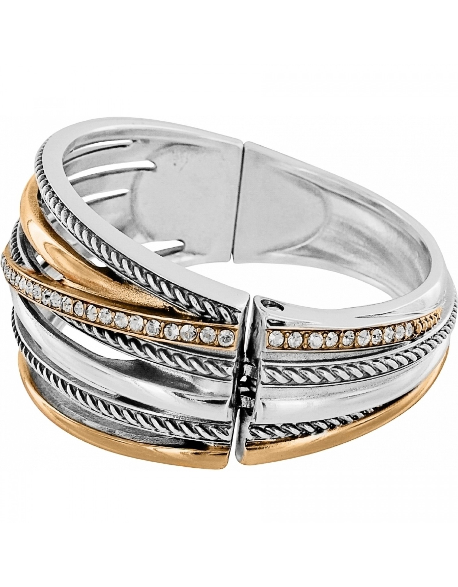 Brighton Brighton JF0111 Gold Neptune’s Rings Hinged Bangle