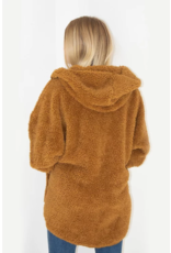 Nordic Beach Nordic Beach NB-BS Cozy Hooded Wrap One Size Butterscotch