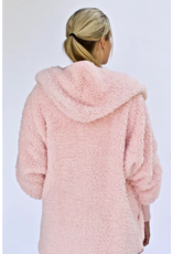 Nordic Beach Nordic Beach NB-PH Cozy Hooded Wrap One Size  Pink Heaven