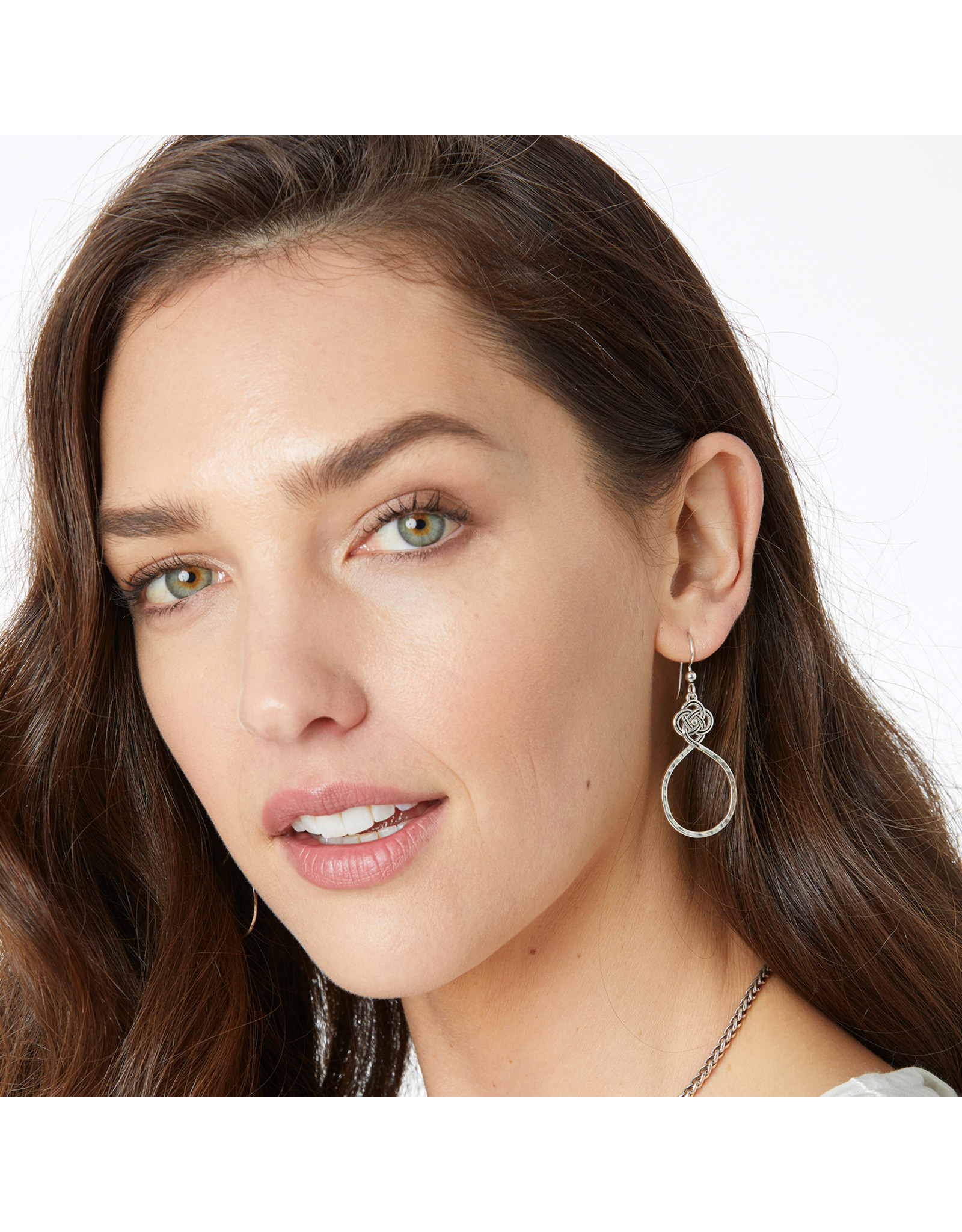 Brighton Brighton JA4920 Interlok Knot Circle French Wire Earring