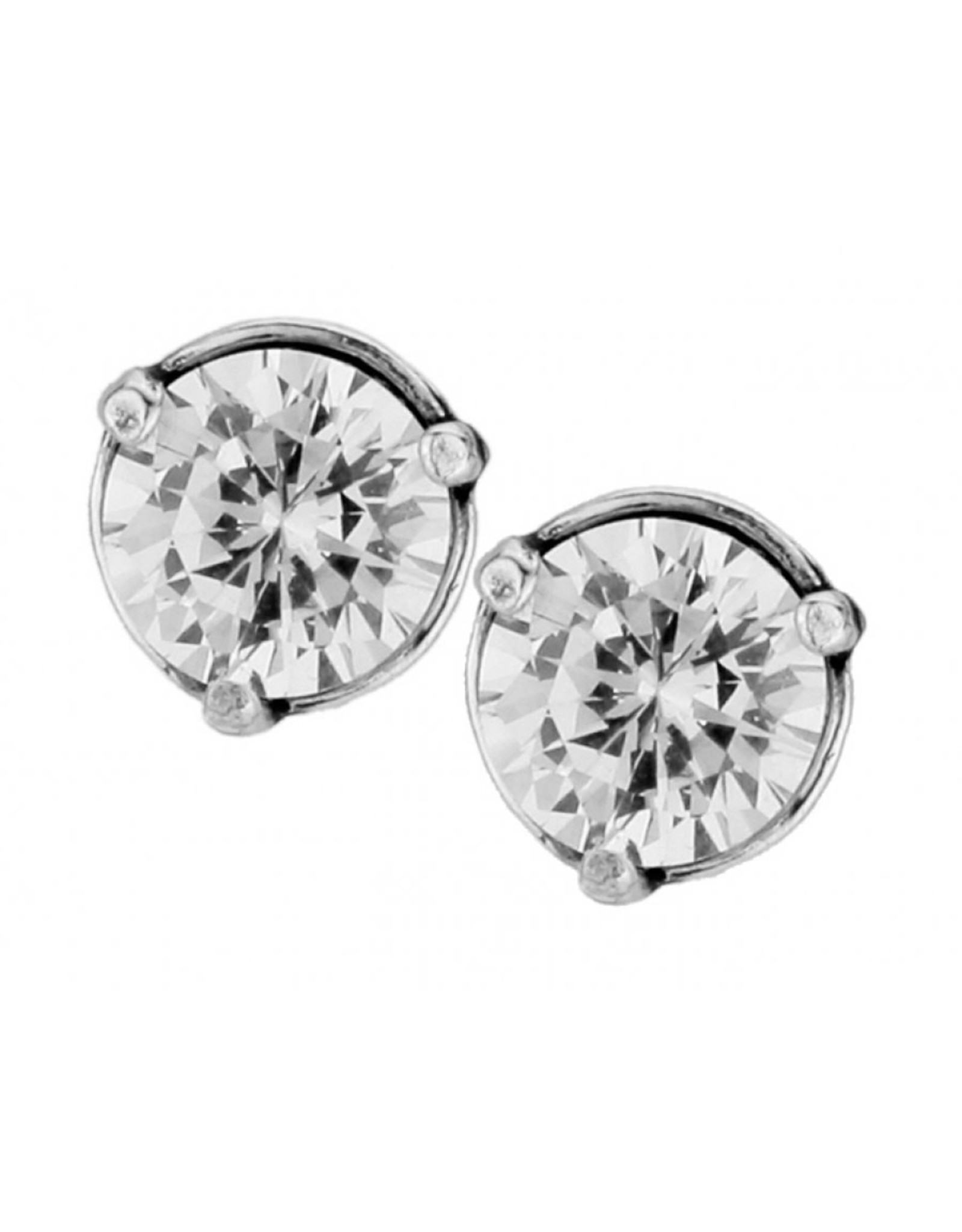 Brighton Brighton JE154A Sil/Cz Brilliance 7mm Post Earring