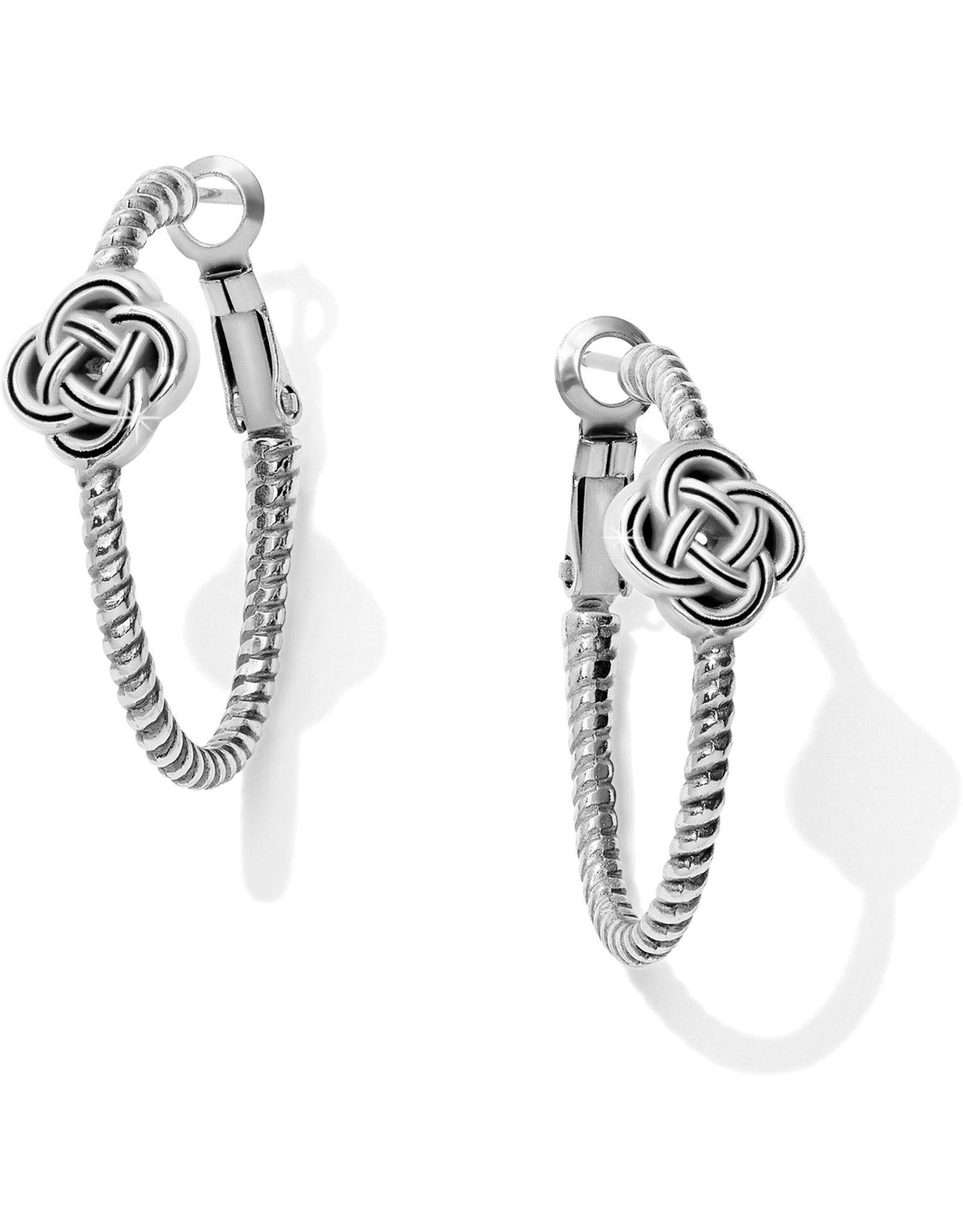 Brighton Brighton JA4940 Interlok Knot Rope Hoop Earring