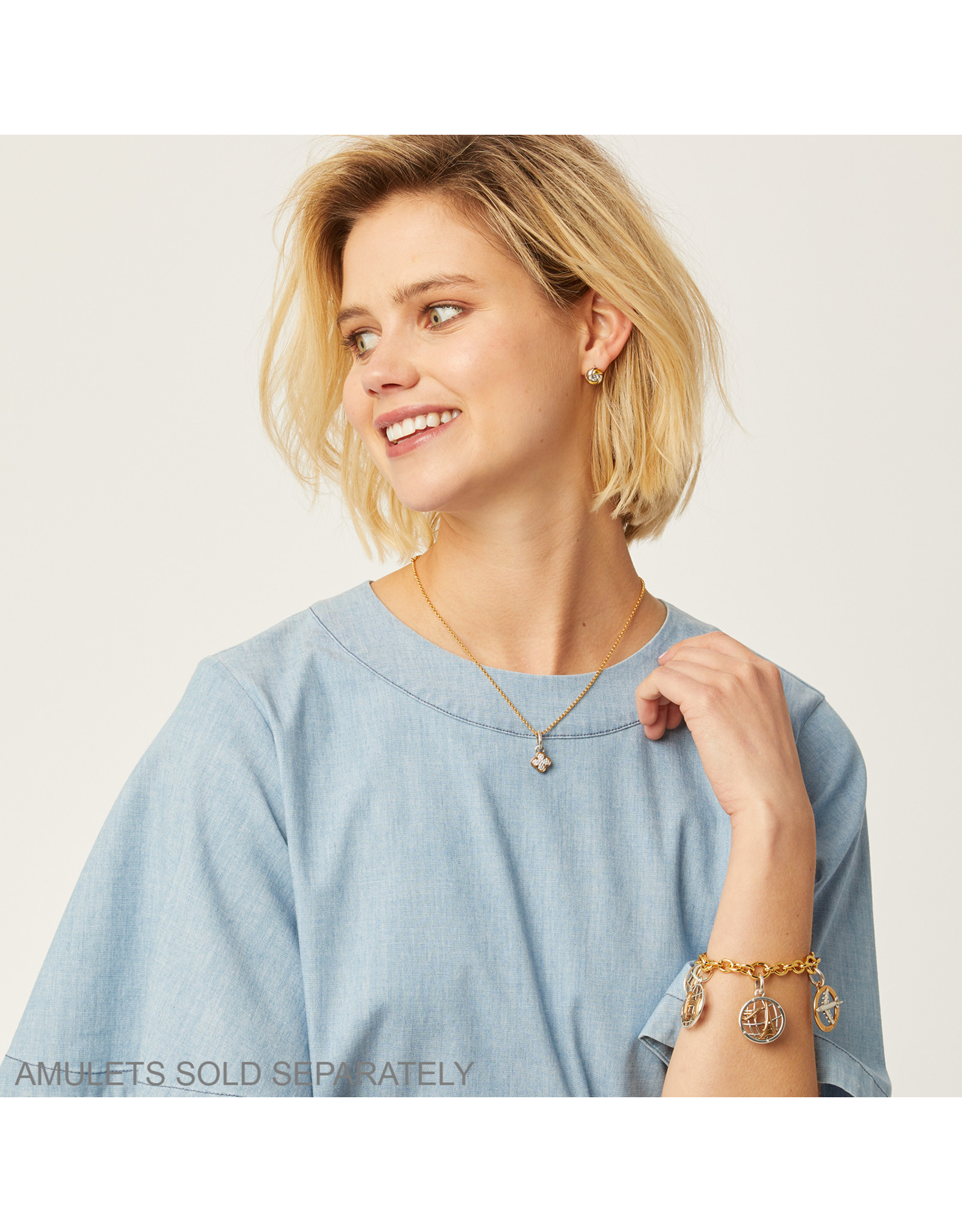 Brighton Brighton JF4935 Luxe Link Gold Charm Bracelet