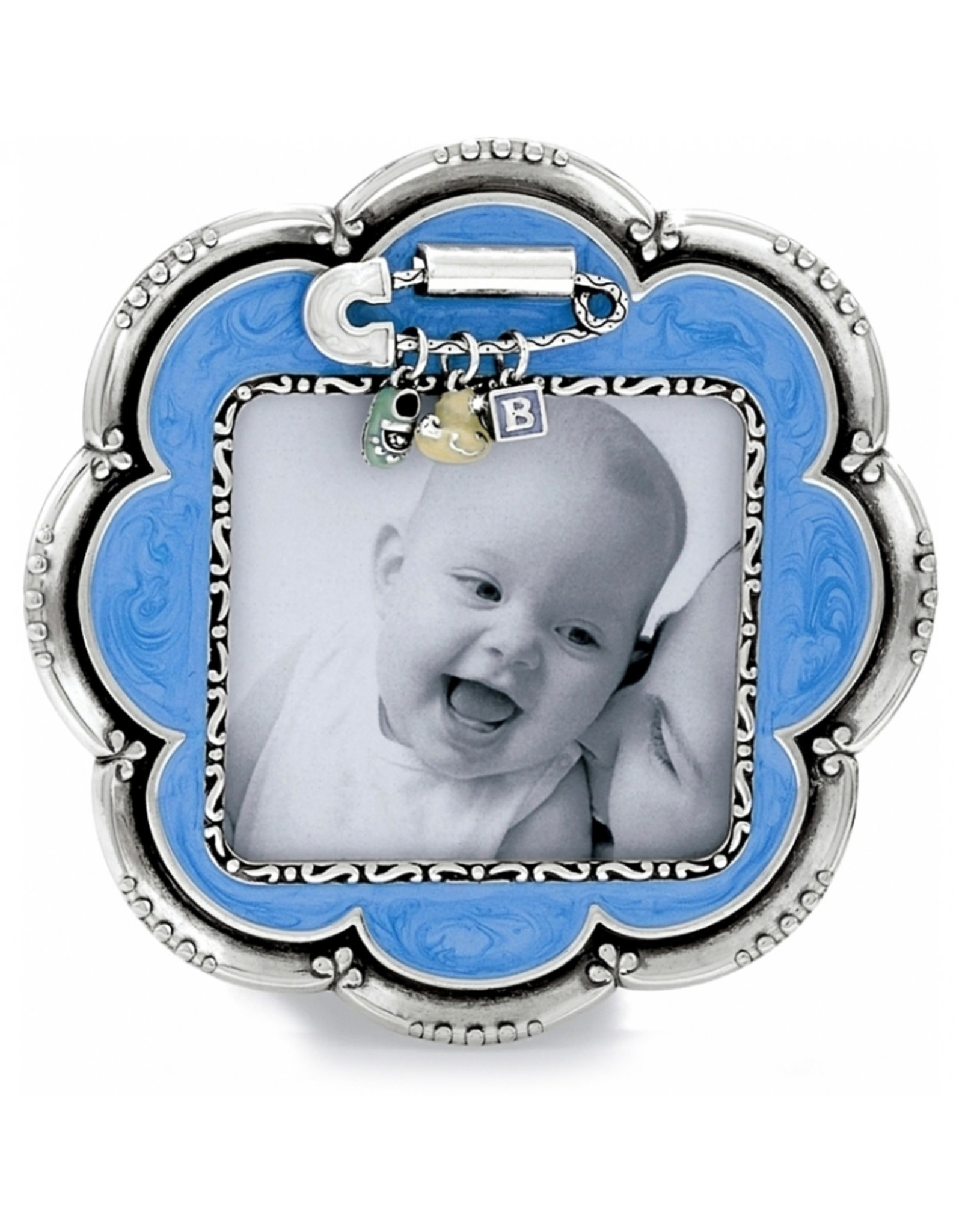Brighton Brighton G10286   Baby Love Flower Frame Blue