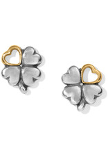 Brighton Brighton J22130 Clover Heart Mini Post Earring