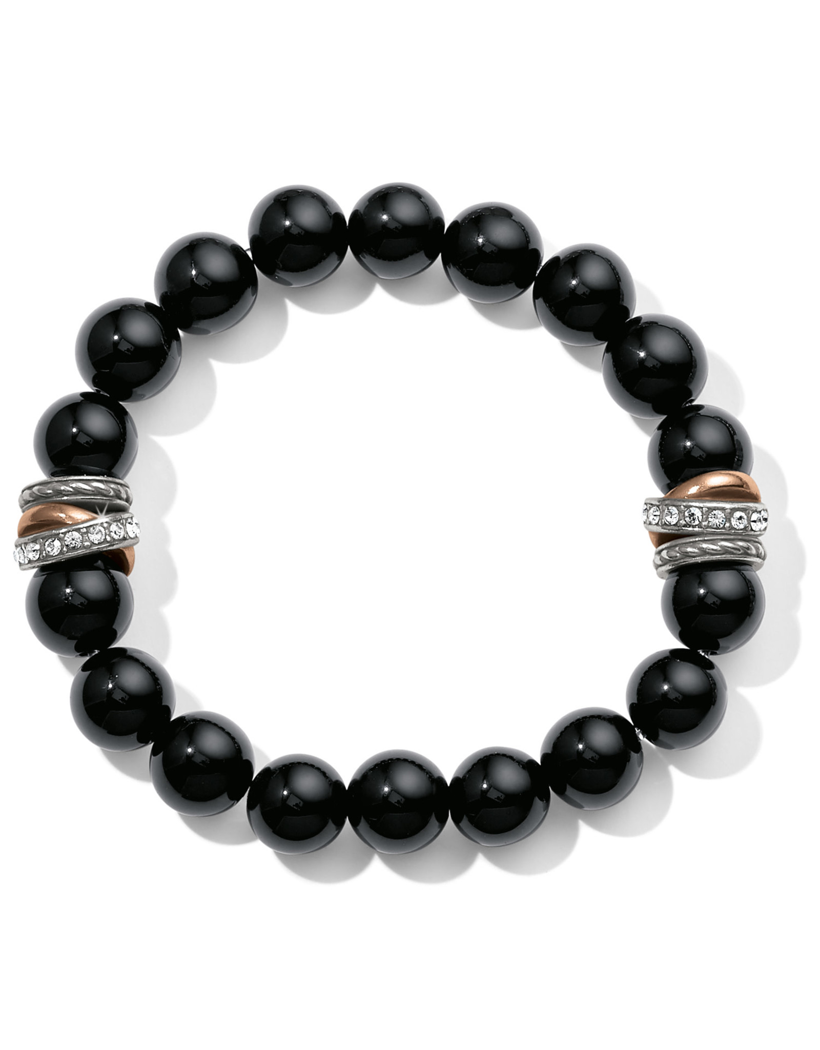 Brighton Brighton JF540E Neptune's  Rings Black Stretch Bracelet