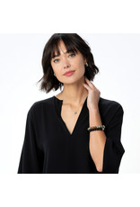 Brighton Brighton JF540E Neptune's  Rings Black Stretch Bracelet